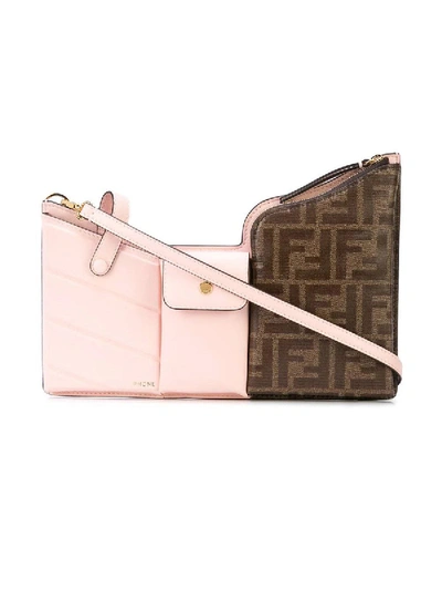 Shop Fendi 3 Pocket Mini Bag Pink