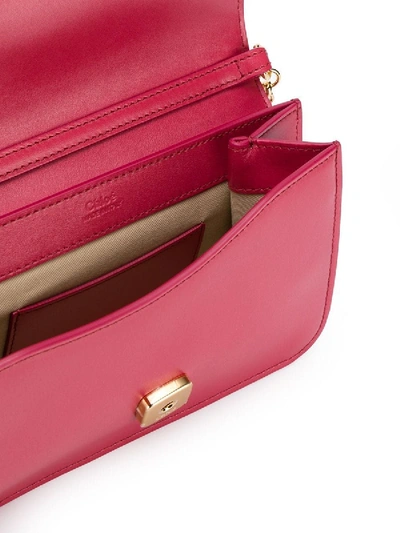Shop Chloé Scarlet Pink C Ring Crossbody Bag