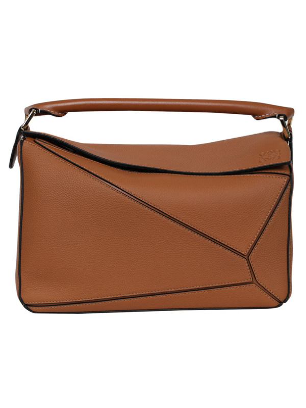 loewe puzzle bag small tan