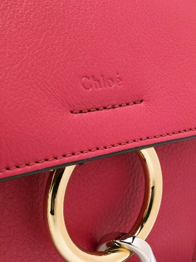 Shop Chloé Pink Faye Day Bag