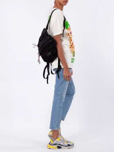 Shop Heron Preston Ctnmb Foldable Backpack In Black