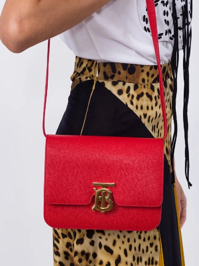 Shop Burberry Tempest Bag In Red