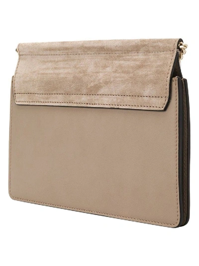 Shop Chloé Mini Faye Shoulder Bag In Neutral