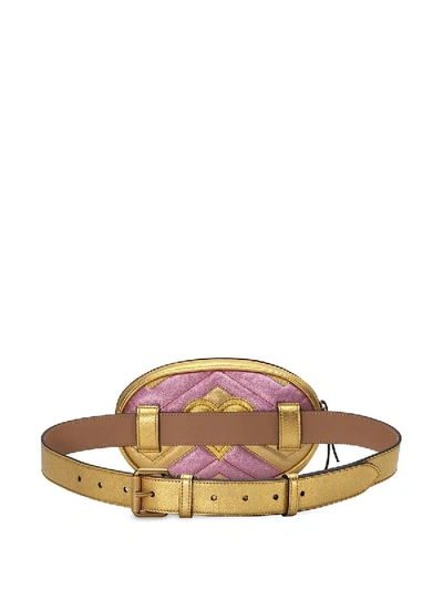 Shop Gucci Gg Marmont 2.0 Belt Bag In Multicolor