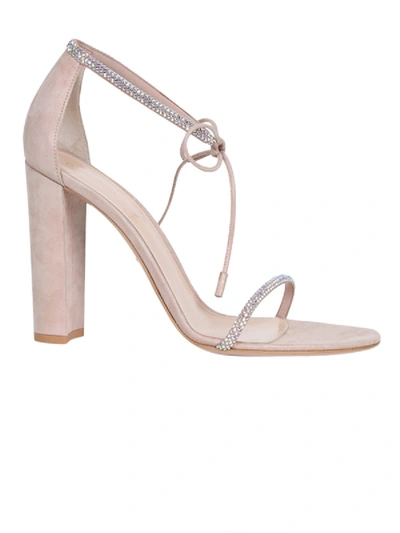 Shop Gianvito Rossi Aria Block Heel Sandal, Nude