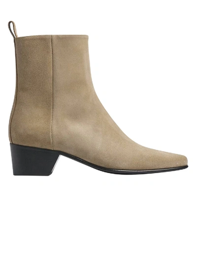 Shop Pierre Hardy Reno Ankle Boots In Neutral
