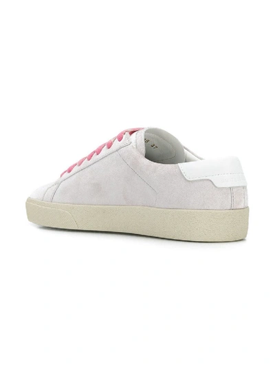 Shop Saint Laurent Sl 06 Sneakers Pink And White