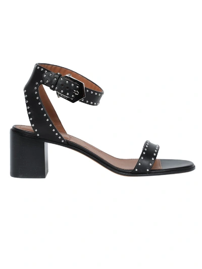 Shop Givenchy Leather Studded Sandals