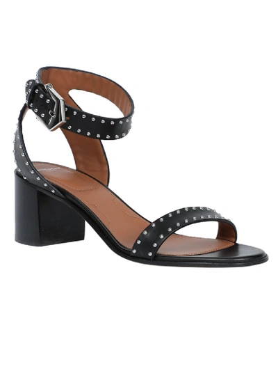 Shop Givenchy Leather Studded Sandals