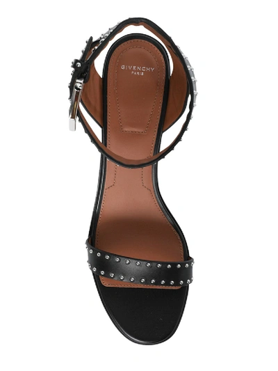 Shop Givenchy Leather Studded Sandals
