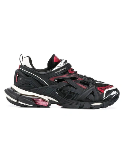 Shop Balenciaga Multicolored Track.2 Sneakers Black