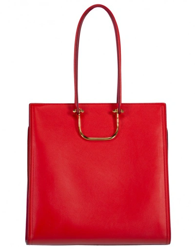 Shop Alexander Mcqueen Red Large Tote 35 Bag In Red-pink