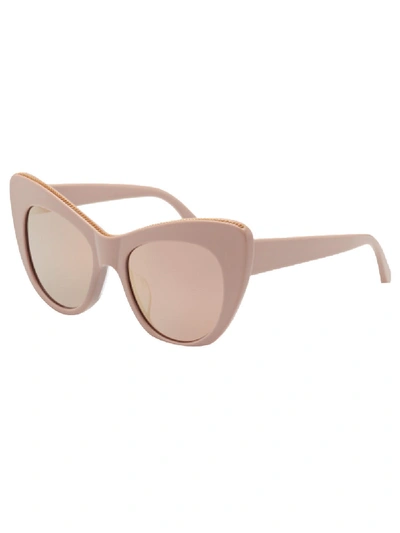 Shop Stella Mccartney Cat Eye Sunglasses In Pink