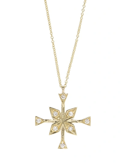 Shop Azlee Compass Diamond Necklace