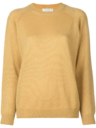 Shop The Webster Classic Crewneck Sweater In Yellow