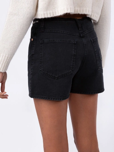 Shop Valentino High-waisted Denim Shorts