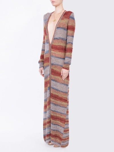 Shop Jacquemus Striped Multicolor Cardigan