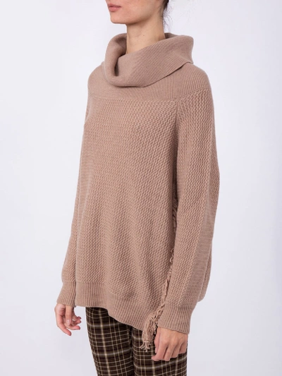 Shop Stella Mccartney Off-the-shoulder Sweater Neutral