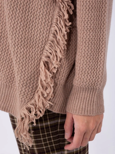 Shop Stella Mccartney Off-the-shoulder Sweater Neutral