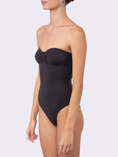 Eres Cassiopee Strapless U-hardware One-piece Swimsuit In Black
