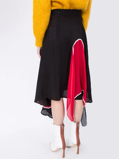 Shop Jw Anderson Multicolored Asymmetric Skirt