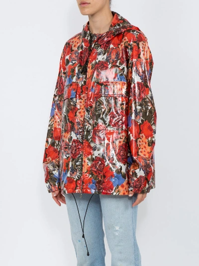 Shop Marni Floral Zipped Jacket