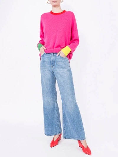 Shop Eve Denim Jacqueline Wide Leg Jeans In Blue