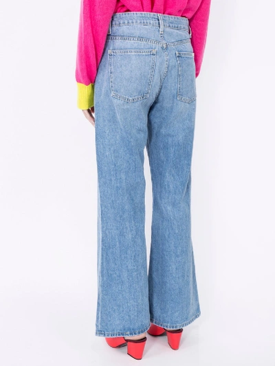 Shop Eve Denim Jacqueline Wide Leg Jeans In Blue