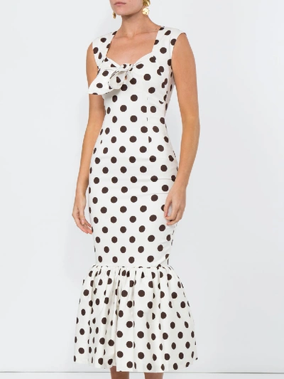 Shop Rebecca De Ravenel Tie Front Tulip Dress