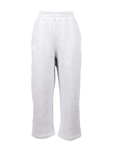 Shop Alexander Wang T Wide Leg Track Trousers In Grey