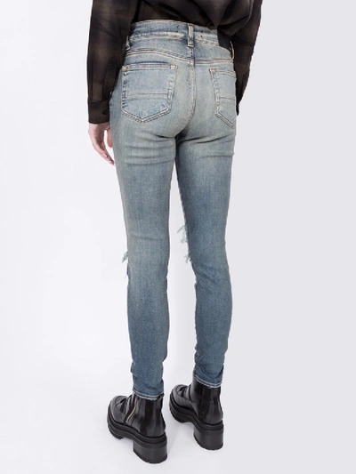 Shop Amiri Vintage Blue Mx1 Jean