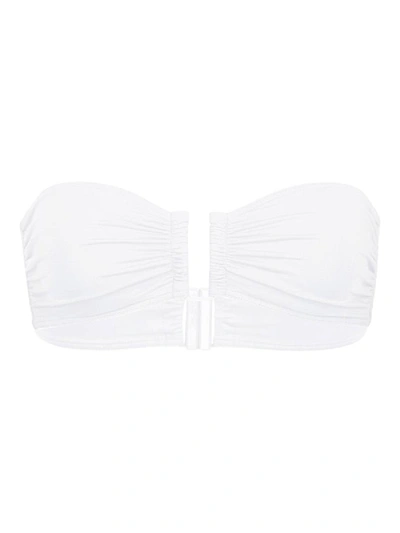Shop Eres Show Strapless Bikini Top White