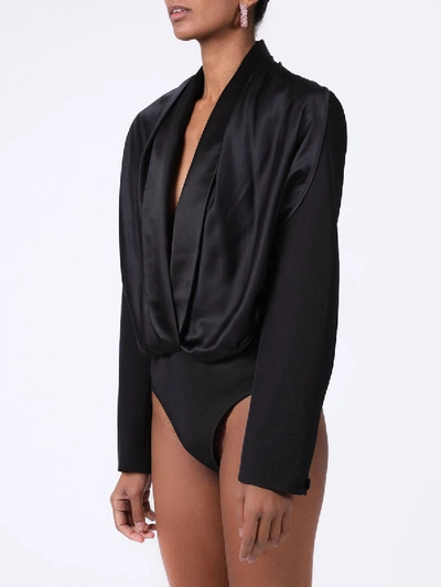 Shop Alexander Wang Tuxedo Bodysuit