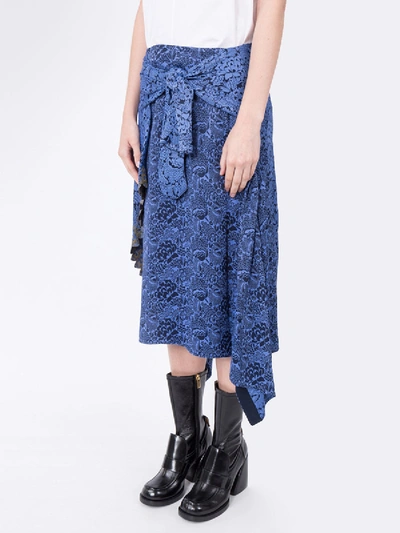 Shop Chloé Asymmetric Wrap Skirt