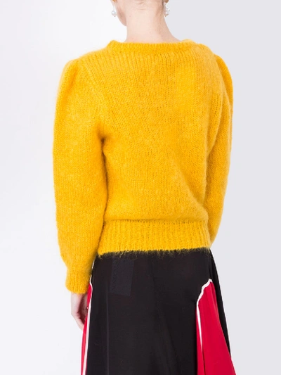 Shop Alexa Chung Yellow Sweater