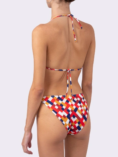Shop Eres Mosaic Triangle Bikini Top In Multicolor