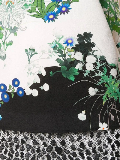 Shop Givenchy Silk Floral Print Top