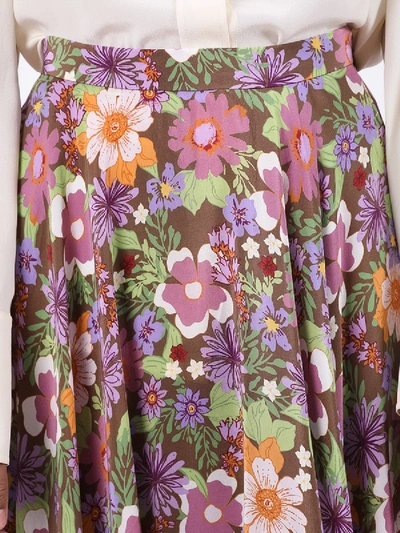 Shop Lhd French Riviera Skirt, Floral Purple