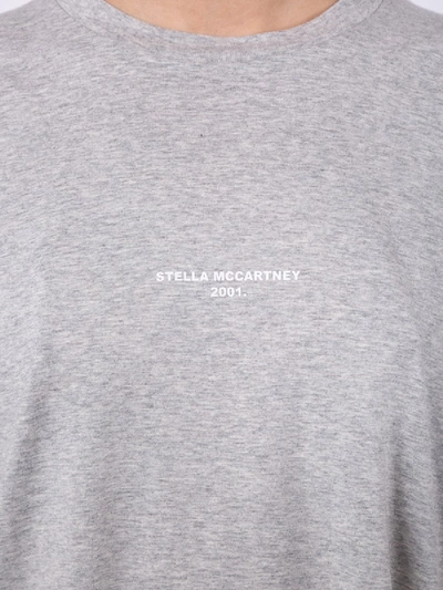 Shop Stella Mccartney 2001 Stamped Logo T-shirt Grey