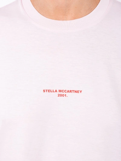 Shop Stella Mccartney 2001 Stamped Logo T-shirt Pink