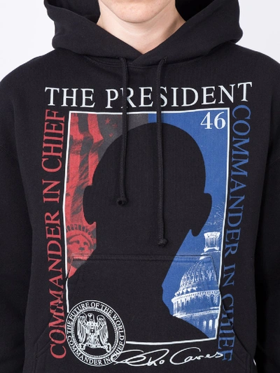 Shop Vetements President Hoodie In Black