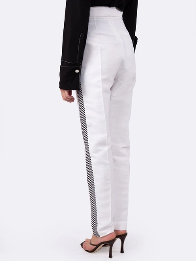 Shop Haider Ackermann White High Waisted Pants