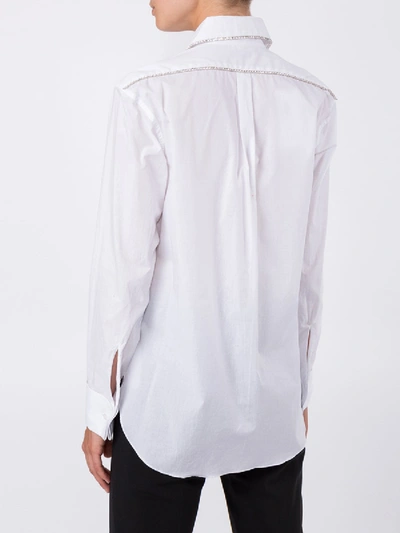 Shop Area Crystal-embellished Bib Tuxedo Shirt