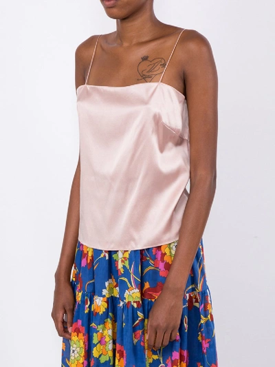 Shop Alexandre Vauthier Camisole Top In Pink
