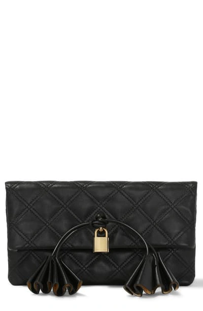 Shop The Marc Jacobs Sofia Loves The Leather Clutch In Black