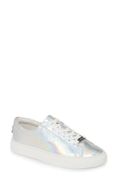Shop Jslides Lacee Sneaker In Silver Leather