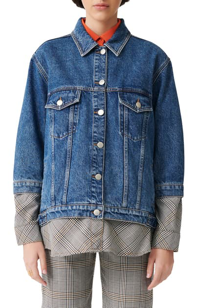 maje denim jacket