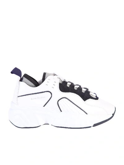 Shop Acne Studios Manhattan Sneakers In White