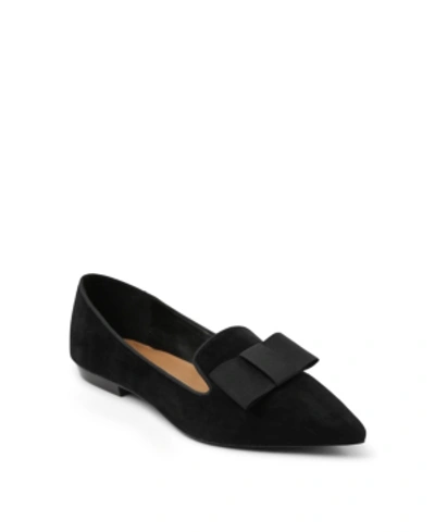 Shop Kensie Madeliene Pointy Toe Flats Women's Shoes In Black