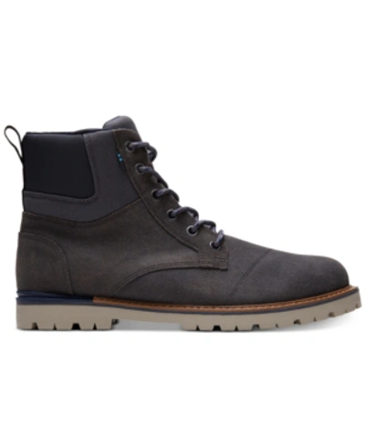Shop Toms Men's Ashland Waterproof Boots Men's Shoes In Grey